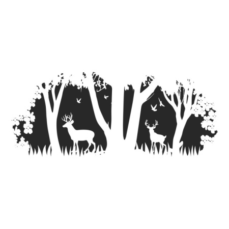 Sticker De Perete Deers In The Forest - Img 3