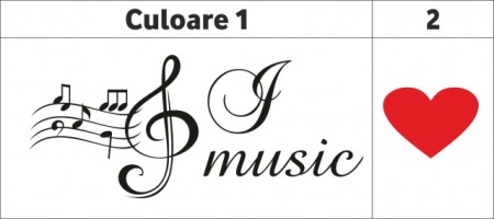 Sticker De Perete I Love Music - Img 4