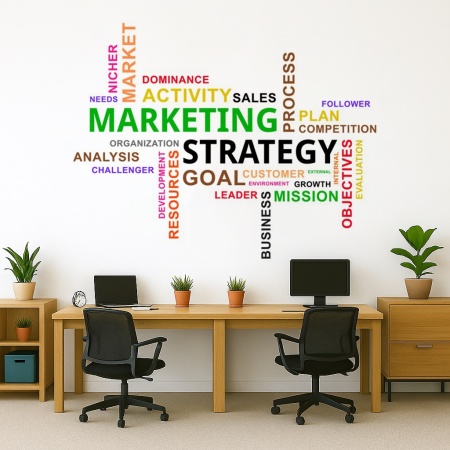 Sticker De Perete Marketing Color 2