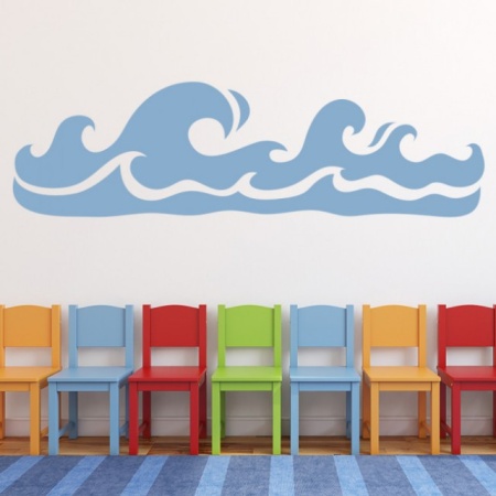 Sticker De Perete Rolling Waves Ocean - Img 2