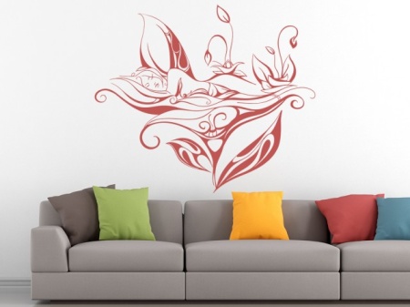 Sticker De Perete Somnoroasa Zana Florilor - Img 3