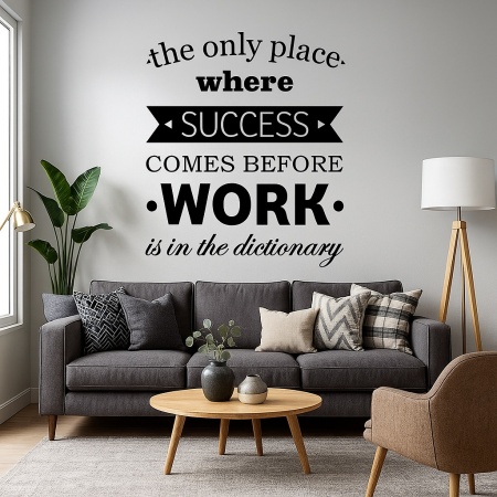 Sticker De Perete The Only Place Where Work
