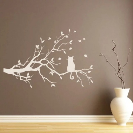 Sticker De Perete Tree Branch Cat - Img 4