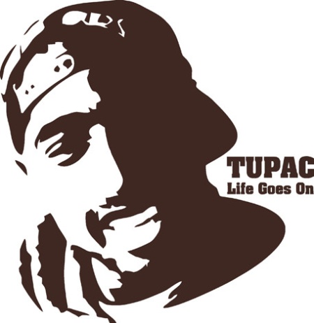 Sticker De Perete Tupac Shakur - Img 2