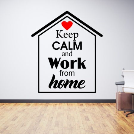 Sticker Keep Calm And Work From Home - Img 7