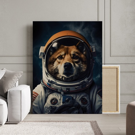 Tablou Animale Fantastice - Astro Dog - Img 2