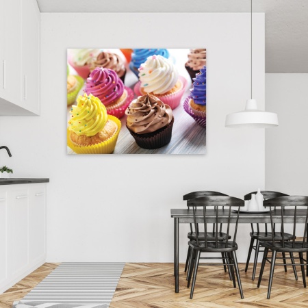 Tablou Bucatarie - Colorful Cupcakes - Img 3