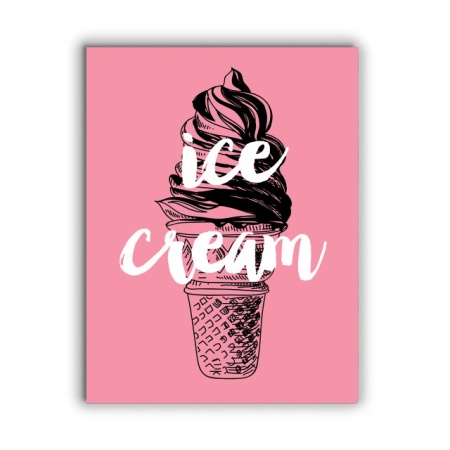 Tablou Bucatarie - Icecream Retro - Img 2
