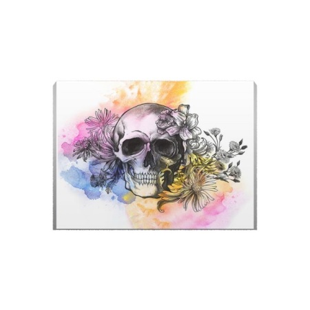Tablou Canvas Artistic Skull - Img 2