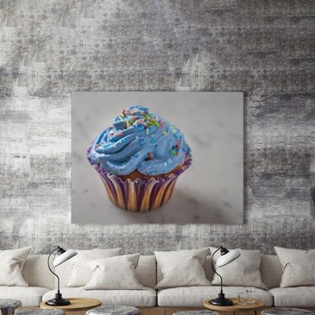 Tablou Canvas Blue Cupcake - Img 4