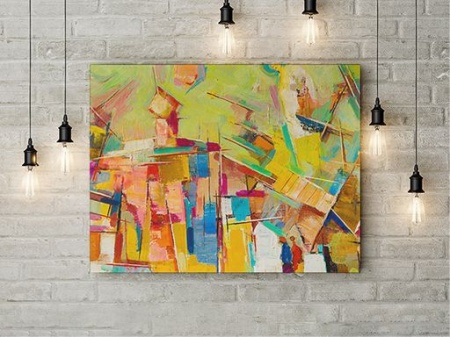 Tablou Canvas Colorful Abstract - Img 3