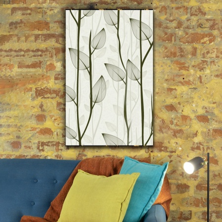 Tablou canvas - Copaci cu frunze stilizate (Floral 075) - Img 5