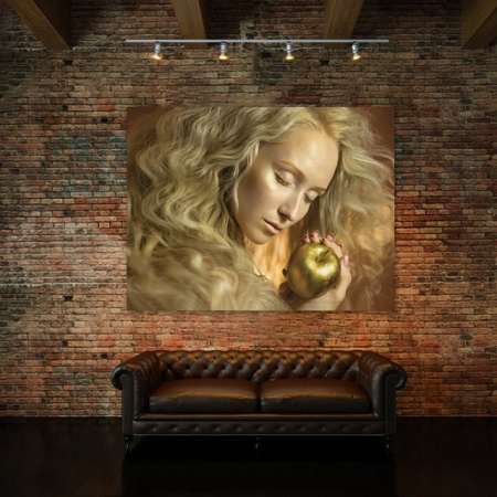 Tablou Canvas Eve And The Golden Apple - Img 3