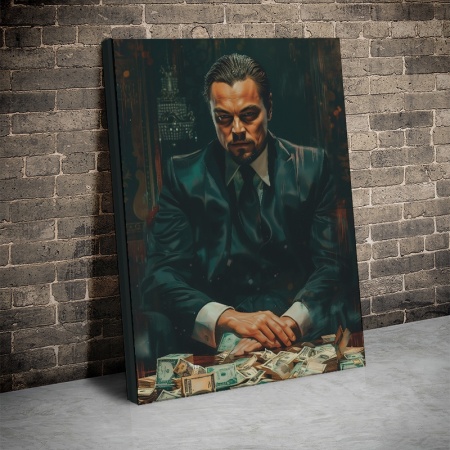 Tablou Canvas Inspirațional - Money and Power (Wolf of Wall Street) - Img 2