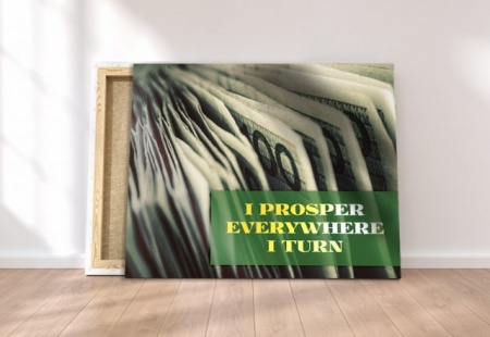 Tablou Canvas Motivational - I Prosper - Img 6