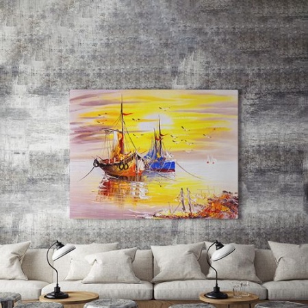 Tablou Canvas Vapoare La Rasarit - Img 3