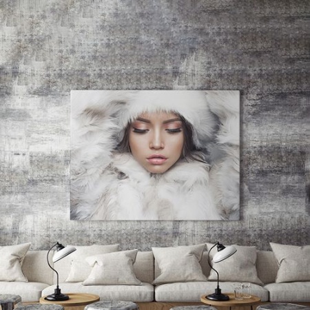 Tablou Canvas Winter Lady - Img 3