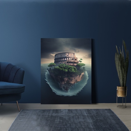 Tablou Colosseum on a floating island - Img 3
