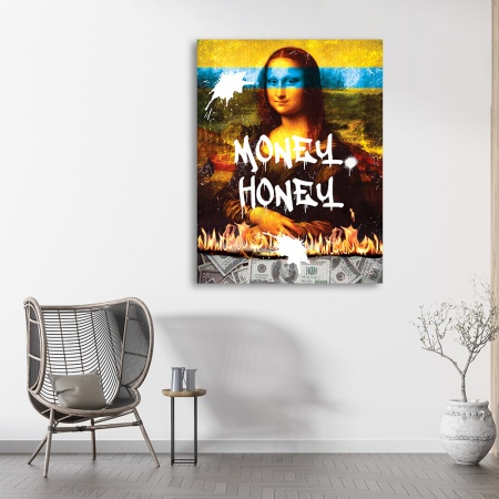 Tablou Motivational - Money honey - Img 4