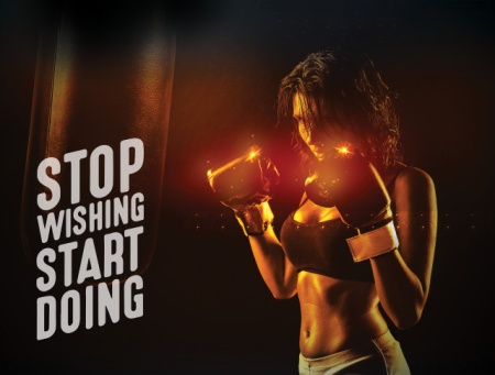 Tablou Motivational - Stop Wishing, Start Doing - Img 4