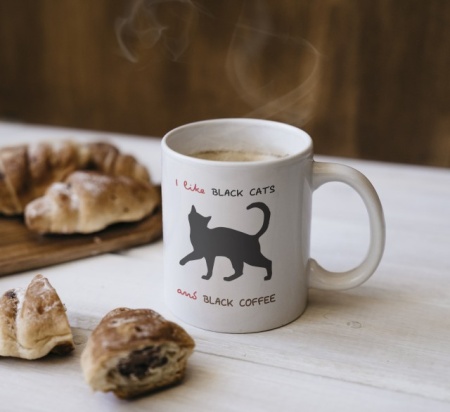 Cana Cu Mesaj - Black Cats - Img 2