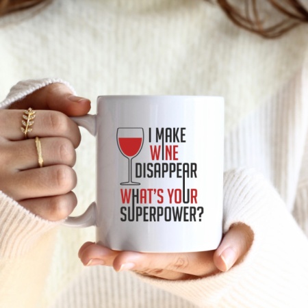 Cana cu Mesaj I Make Wine Disappear - Img 2