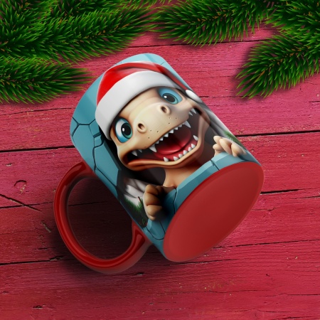 Cana De Craciun - Baby Christmas Dino 3D - Img 3