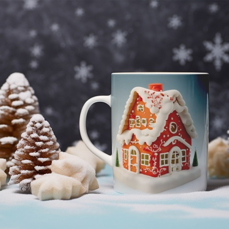 Cana De Craciun - Gingerbread House Comet - Img 2