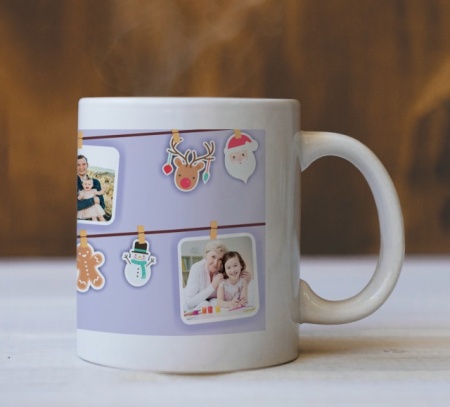 Cana Personalizata De Craciun - Poze Pe Sfoara - Img 2
