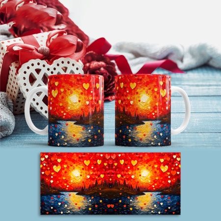 Cana Valentine's Day - Van Gogh Hearts Landscape - Img 2