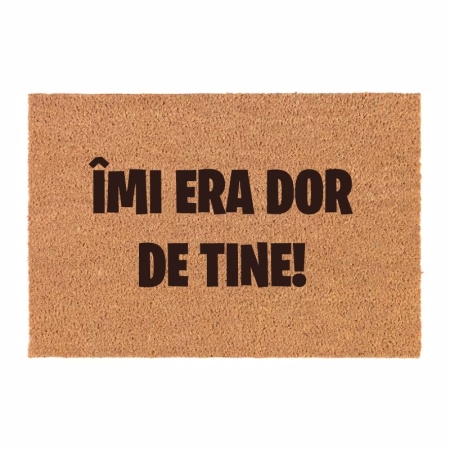 Covor de intrare personalizat - 60x40cm - Îmi era dor de tine! - Img 2