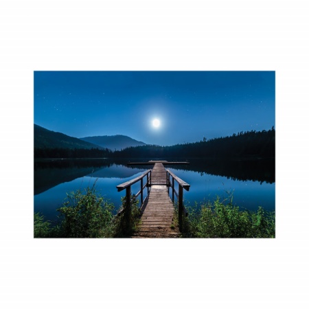 Foto tapet Lake in the moonlight - Img 2