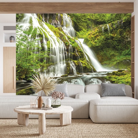 Foto tapet The beauty of a waterfall - Img 3