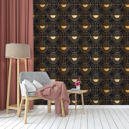 Fototapet - Golden art deco 12 (FTD1000315) - Img 3
