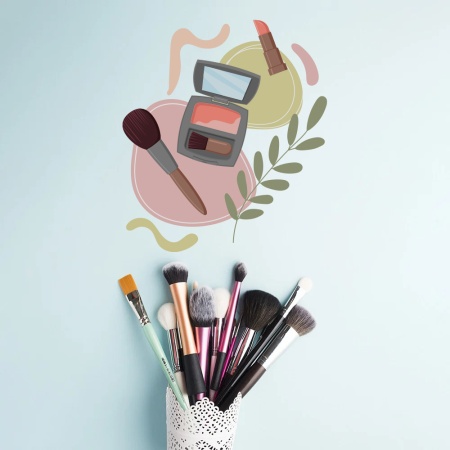 Make-up set (flat design) - Img 3