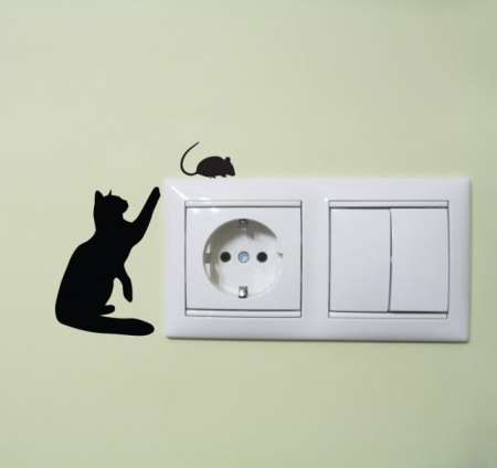 Pachet Stickere Pentru Prize - Pisici (Camera Fete) - Img 7