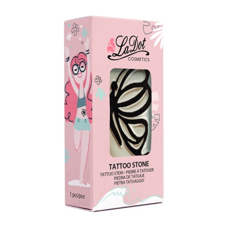Ștampilă ceramică tatuaje temporare LaDot Cosmetics, M – Fluture - Img 4