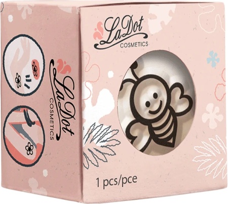 Ștampilă ceramică tatuaje temporare LaDot Cosmetics, S – Albinuță - Img 3