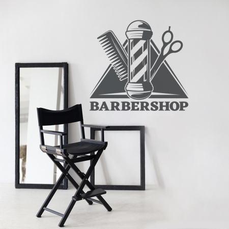 Sticker Barbershop (generic logo) - Img 4
