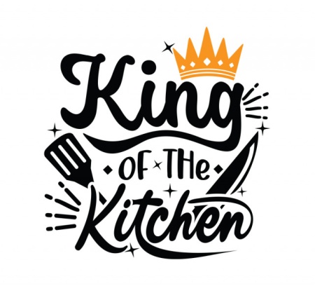 Sticker Bucatarie - King of the kitchen - Img 2