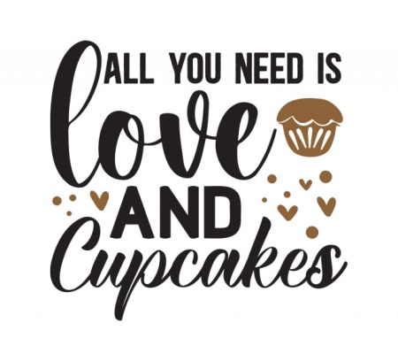 Sticker Bucatarie - Love and cupcakes - Img 2