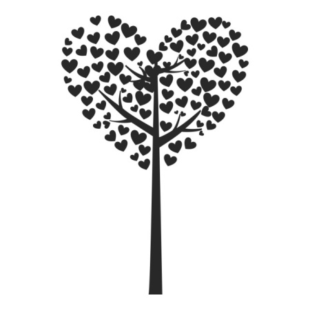 Sticker De Perete Heart Tree - Img 3