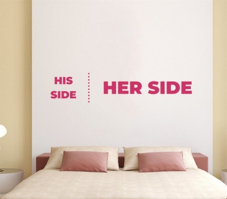 Sticker De Perete His Side - Her Side - Img 3