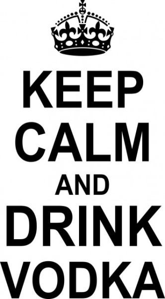 Sticker De Perete Keep Calm And Drink Vodka - Img 3