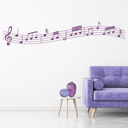 Sticker de Perete Music Sheet Notes - Img 2