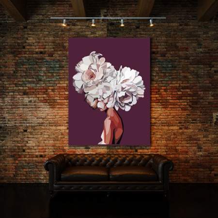 Tablou Canvas Abstract Hiden Lady - Img 3