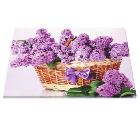 Tablou Canvas - Cos cu liliac - Img 3