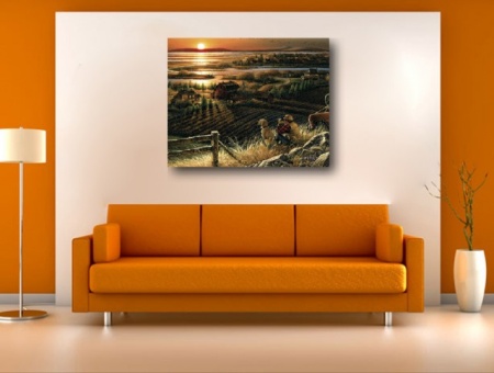 Tablou Canvas Efect Pictura - La Tara - Img 2