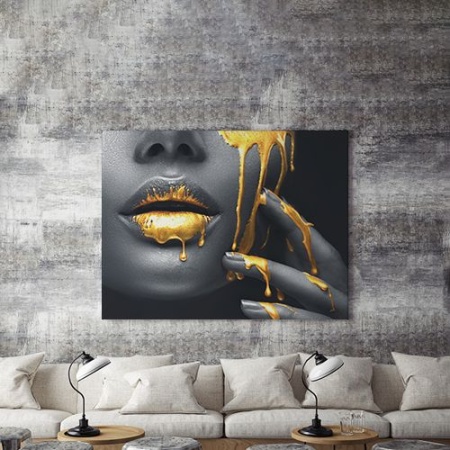 Tablou Canvas Golden Temptation 2 - Img 4