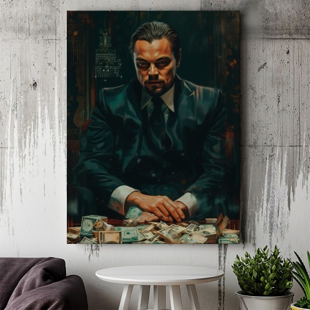 Tablou Canvas Inspirațional - Money and Power (Wolf of Wall Street) - Img 3